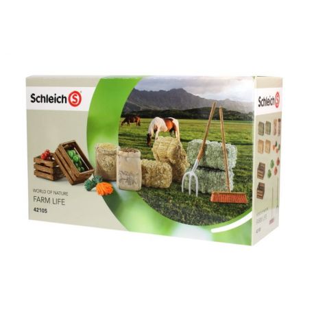 Schleich Игровой набор для кормления лошадей, 42105 